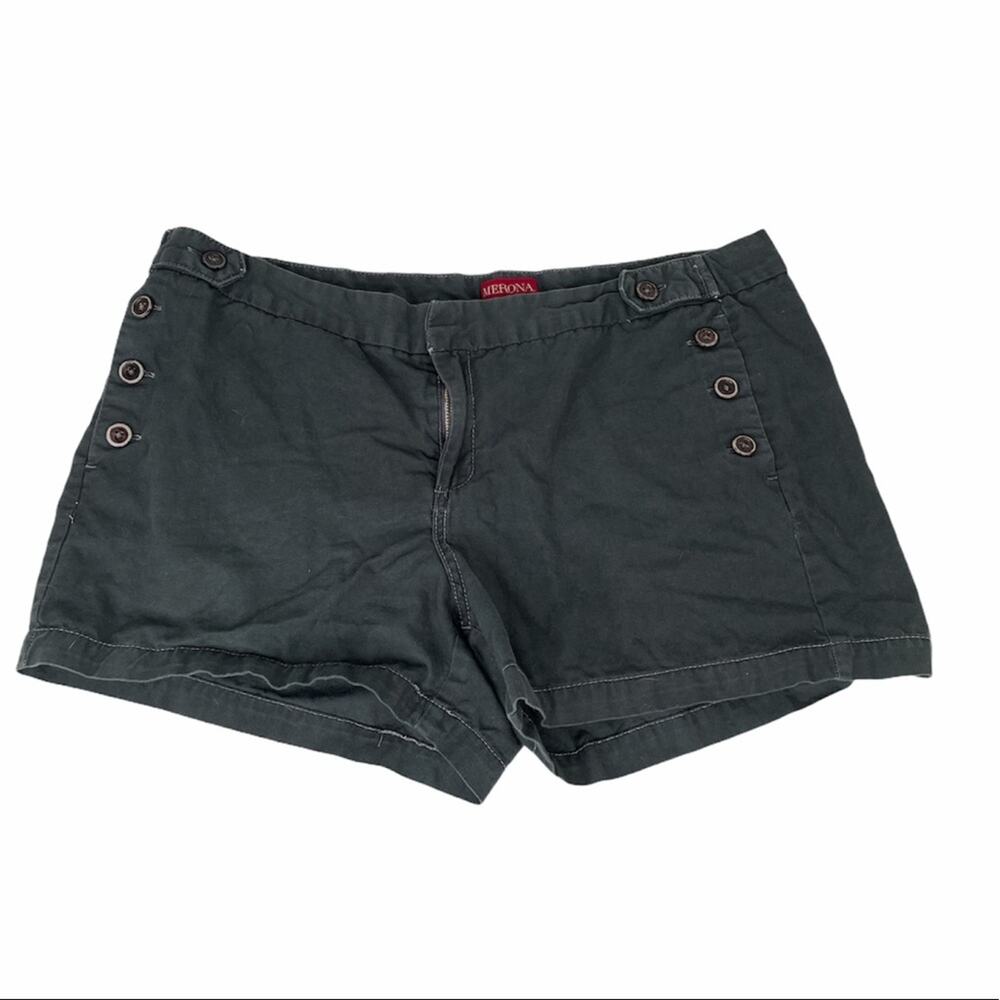 Merona Sailor Shorts Black Size 16